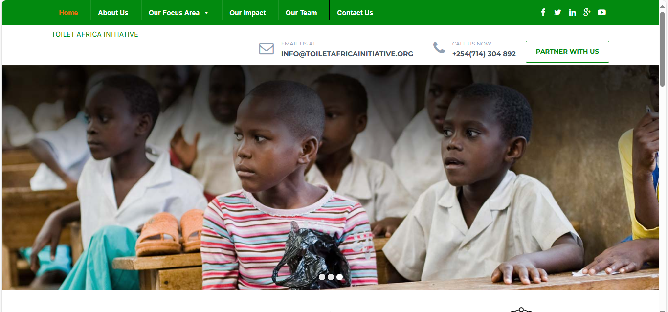 Toilet Africa Initiative Website