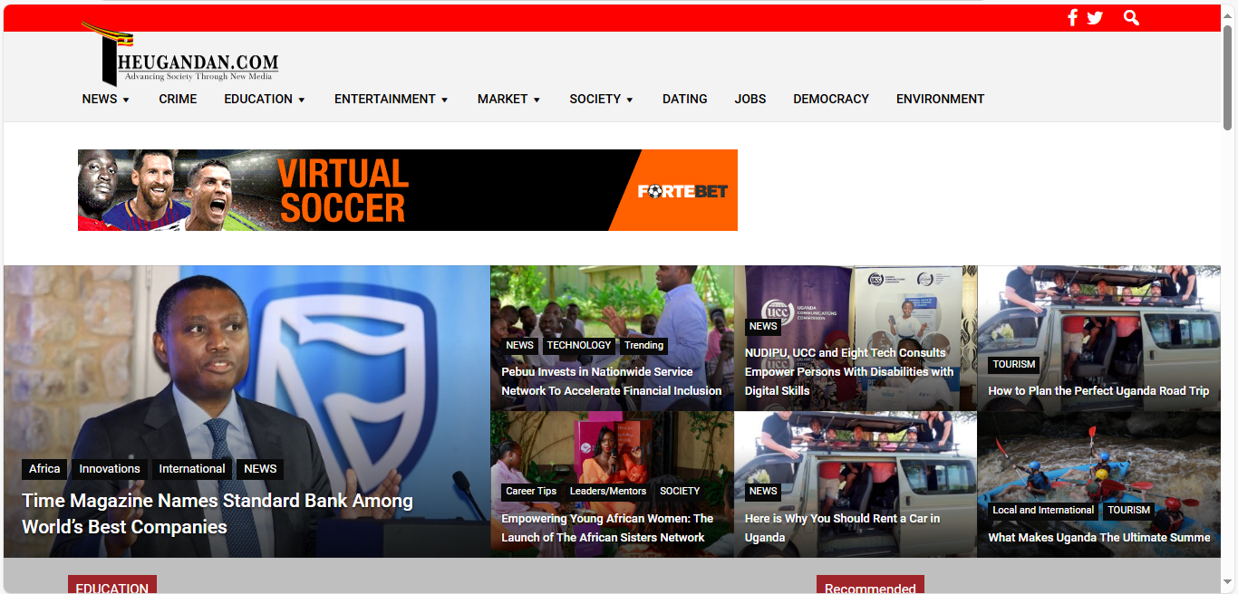The Ugandan News Platform
